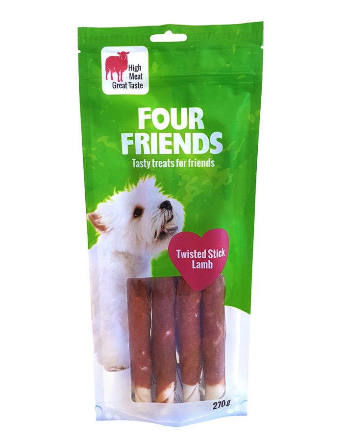 FourFriends Twisted Stick Lamb 25cm 4st Wermlands Skogsförråd AB
