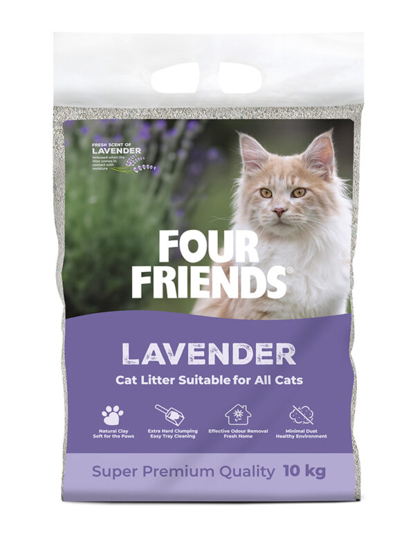 FourFriends Kattsand Lavendel 10kg