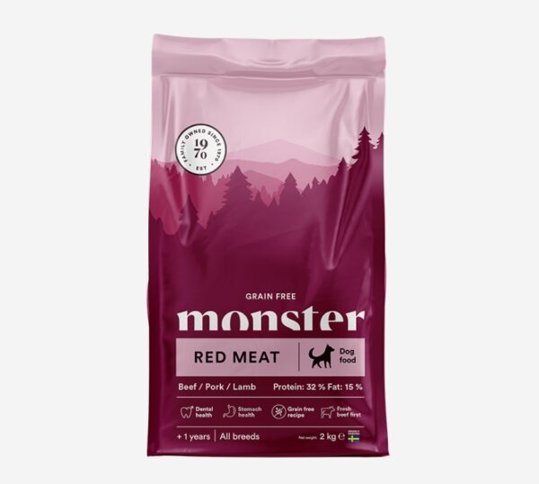 Monster Dog Adult Red Meat 2kg