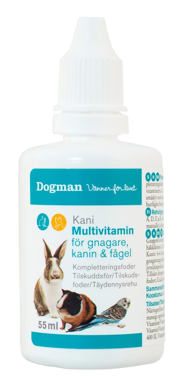 Dogman Multivitamin för smådjur 55ml