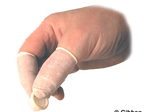 Trim-fingerskydd i latex 100pack